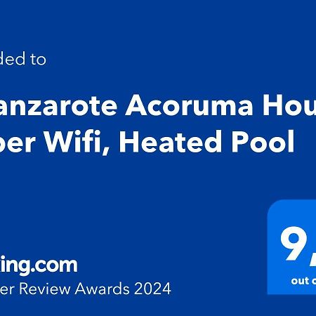 Eslanzarote Acoruma House, Super Wifi, Heated Pool Guime Luaran gambar